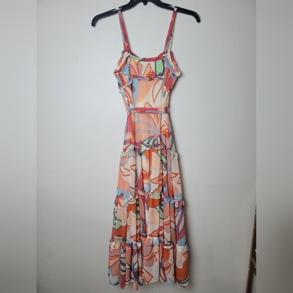 ALEXIS for Target Mixed Floral Sleeveless Tiered Ruffle Dress - Picture 9 of 15